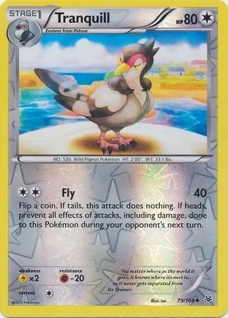 Roaring Skies Tranquill #79/108 reverse holo
